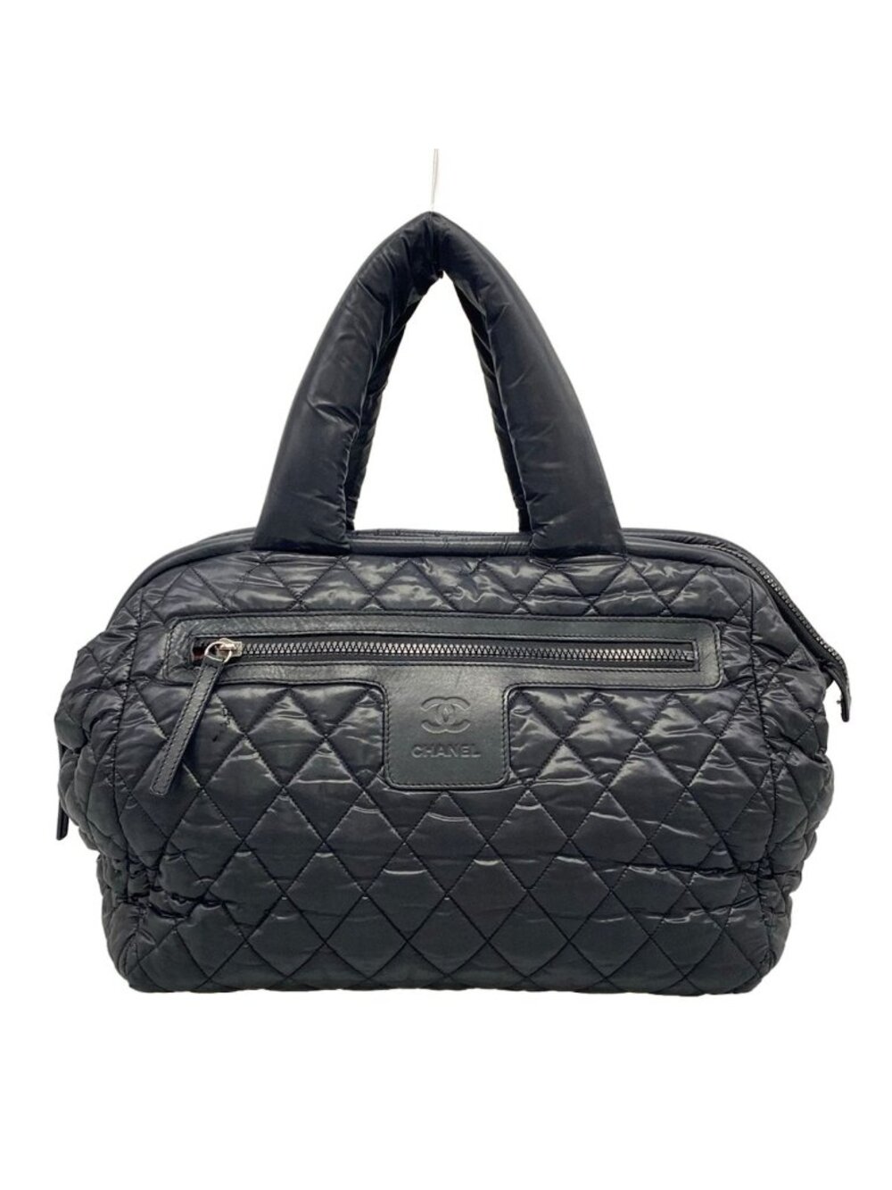 Chanel Handbag Coco Cocoon Black Leather